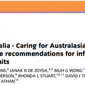 澳大利亚血液透析中心感染控制指南建议