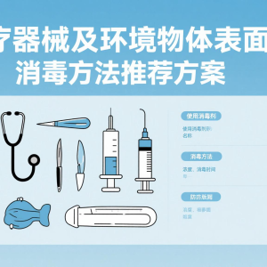 医疗器械及环境物体表面消毒方法、频率推荐方案