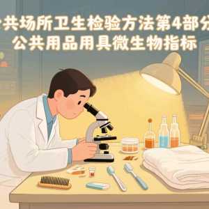 GBT 18204.4-2025 公共场所卫生检验方法 第4部分：公共用品用具微生物指标 ...